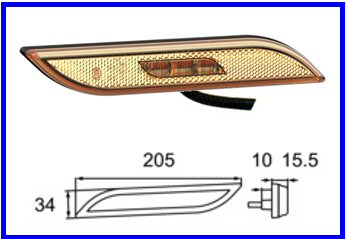 HELLA-LUCE LATERALE IVECO S-WAY A LED DX COD:3R001.048