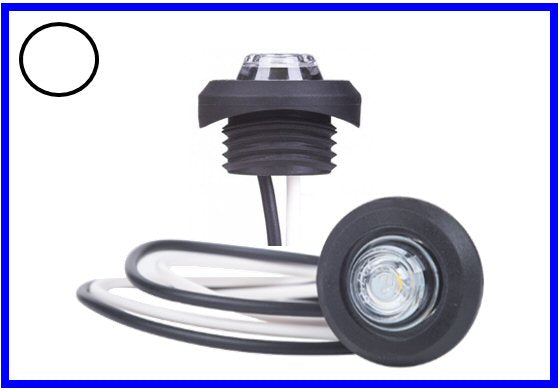 TAR-FAN. BOTTONE 12/24V BIANCO COD:3R001.113