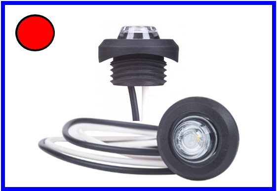 TAR-FAN. BOTTONE 12/24V ROSSO COD:3R001.115