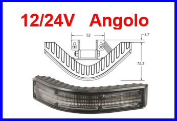 ECCO-FAN. STROBO CURVO ARANCIO COD:3R001.165