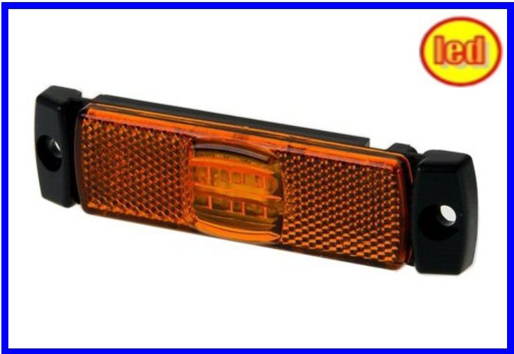 FAN.ING.12/24 A LED ARANCIO COD:3R001.344