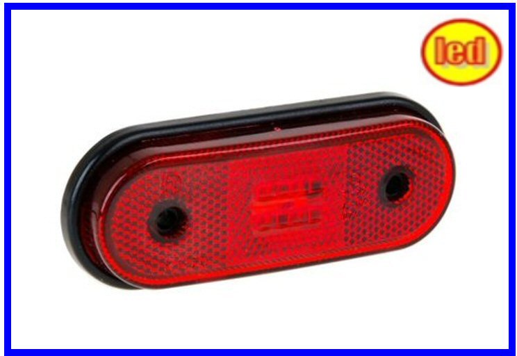 FAN.ING.12/24 A LED ROSSO COD:3R001.345