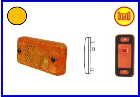 VIGNAL-FANALE LATERALE 24V LED S/CAVO COD:3R001.651