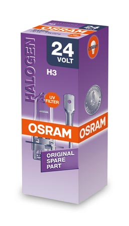Halogen OSRAM Orginal 64156 PK22s 24V 70W H3 COD:3RO324