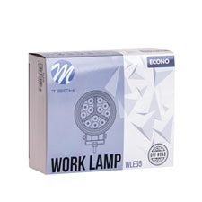 Lampa Robocza M-TECH ECONO WLE35 - 4" 47xSMD3030 - Round 54W 12-30V Combo COD:3RWLE35