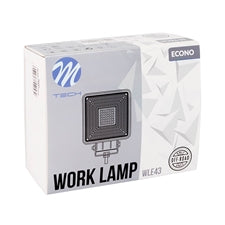Faro di Lavoro M-TECH ECONO 4" 49xSMD3030 - Square 49W 10-30V Flood COD:3RWLE43