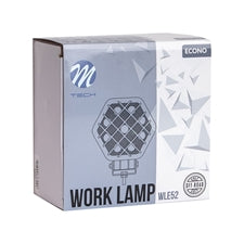 Lampa Robocza M-TECH ECONO WLE52 - 4" 9x3W Hex 27W 12-30V 4D Spot COD:3RWLE52