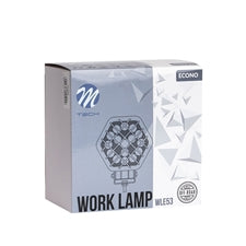 Lampa Robocza M-TECH ECONO WLE53 - 4" 16x3W Hex 48W 12-30V 4D Spot COD:3RWLE53