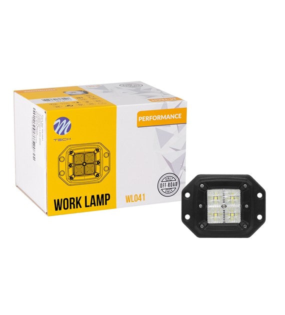 Lampada da lavoro- Square 4x5W LED 20W 10-32V Flood, Performance Series