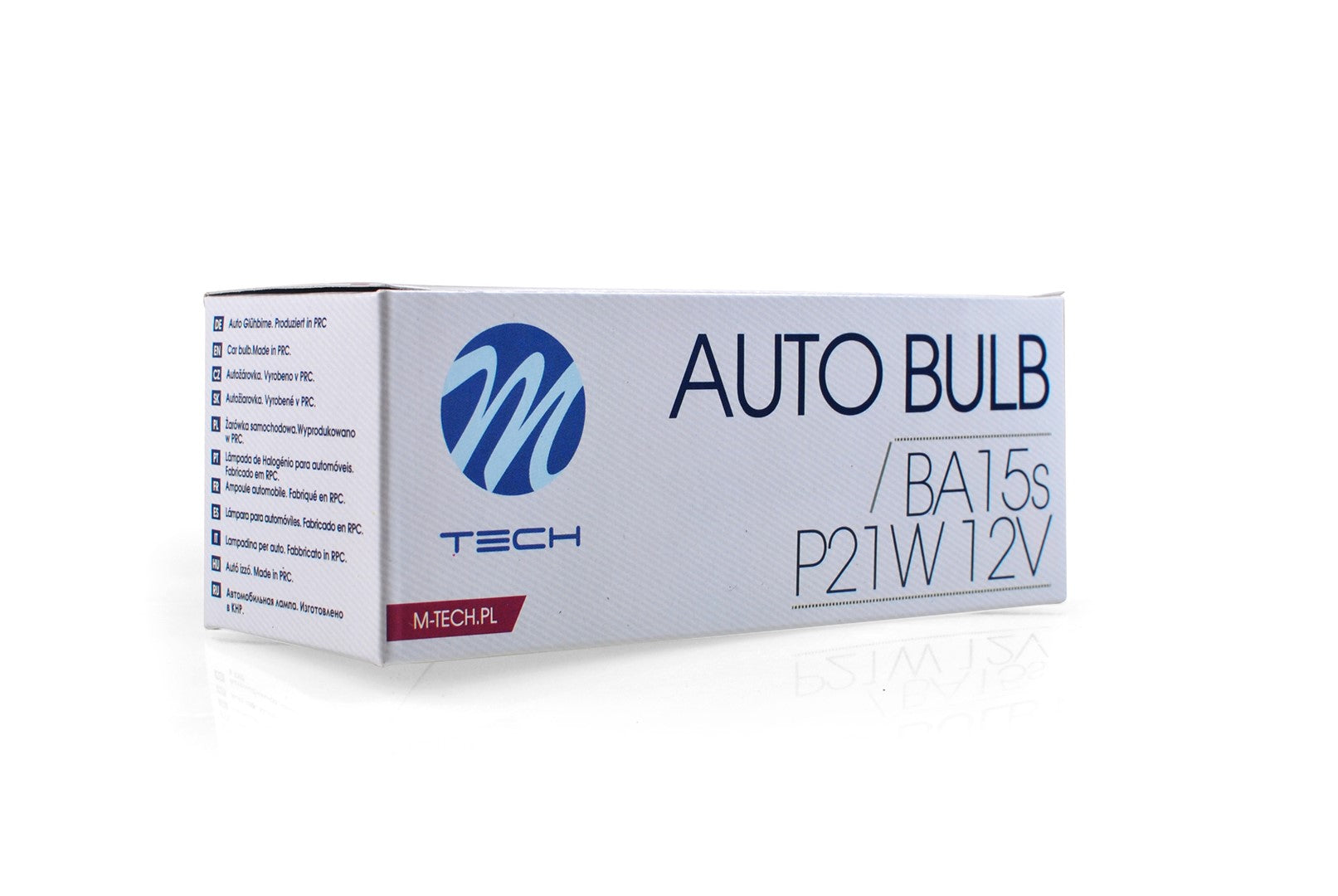Lampada M-TECH BA15s 12V 21W S25 CLEAR COD:3RZ14