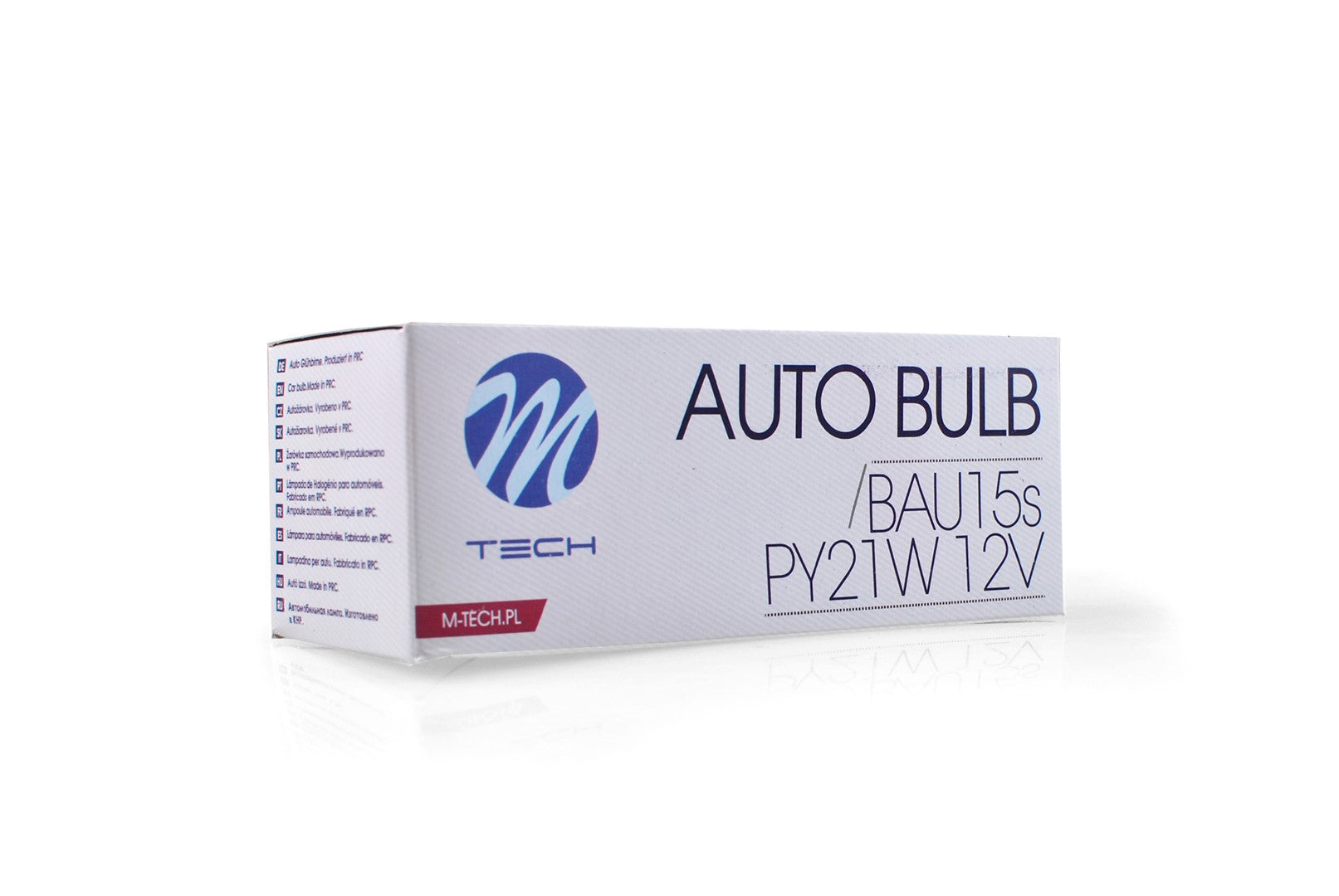 Lampada M-TECH BAU15s 21W/12V AMBER COD:3RZ36