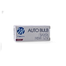 Lampada alogena M-TECH H6W BAX9s 12V/6W CLEAR COD:3RZ47