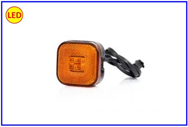 TAR-FAN ING.QUADRATO LED C/CAVO ARANCIO  COD:3R001.059
