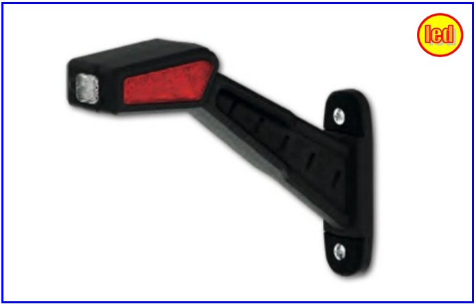 TAR-FAN. ING. A LED 3 FUNZ. SX CAVO 2X0.75mm     COD:3R001.097
