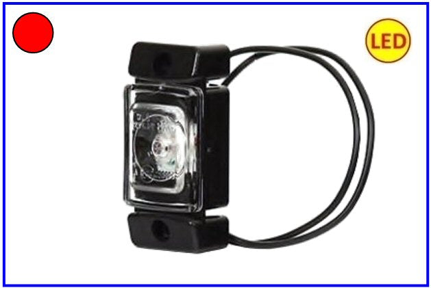 TAR-FAN. ING. ROSSO A LED 12/24V UNIVERSALE    COD:3R001.142