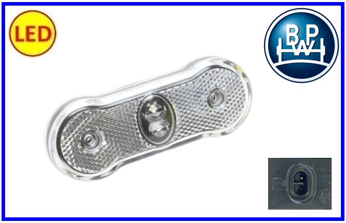 TAR-FAN. ING. LED BIANCO 12/24V ERMAX            COD:3R001.153