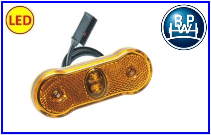 TAR-FAN. ING. LED ARANCIO 12/24V ERMAX           COD:3R001.154