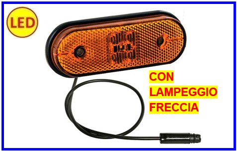 ASPOCK-FAN. ING. UNIPOINT 1 LED 24V C/FRECCIA        COD:3R001.161