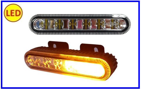 VIGNAL-FAN. ING. 12/24V 10 FLASH ARANCIO    COD:3R001.195