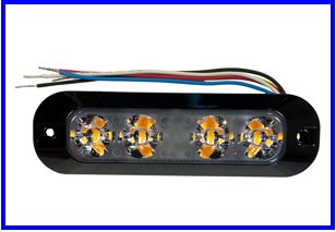 VISION ALERT-FAN.ANT.LED ARANCIO 24V     COD:3R001.253