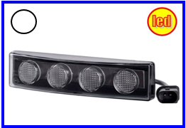 TAR-FAN.VISIERA SCANIA R LED BIANCO    COD:3R001.325