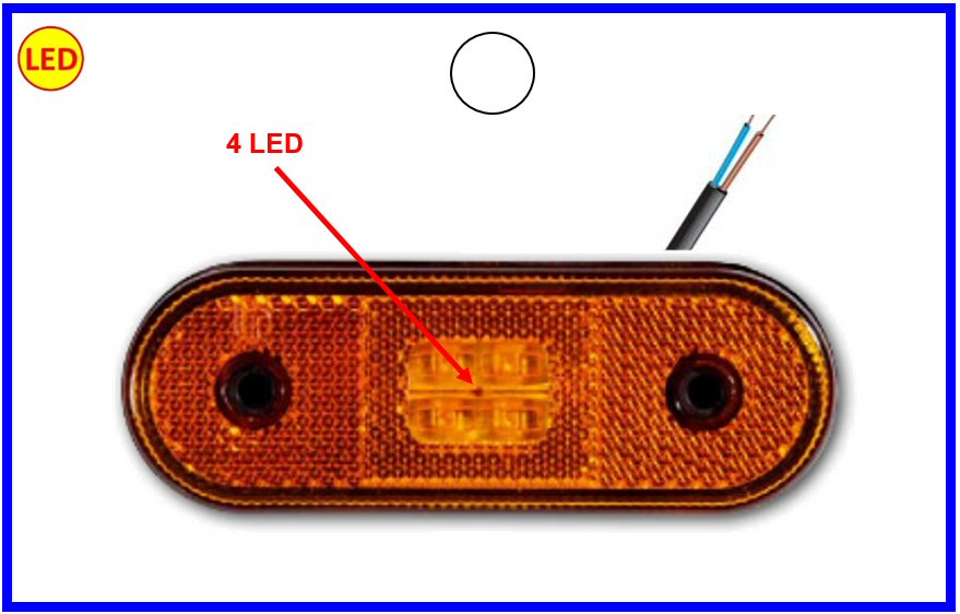 FAN.ING.12/24 A LED BIANCO   COD:3R001.346