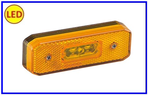 ASPOCK-LUCE LATERALE RETT. A LED 24V     COD:3R001.419
