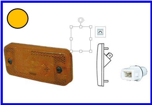 VIGNAL-FANALE LATERALE EUROTECH AV600   COD:3R001.647