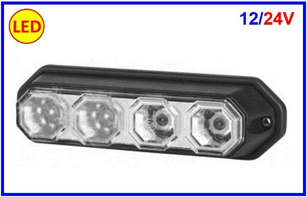 TAR-LUCE LAMPEGGIANTE 12/24V ARANCIONE    COD:3R002.549