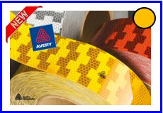 VIGNAL-NASTRO RIFLETTENTE AVERY ARANCIO   COD:3R053.080