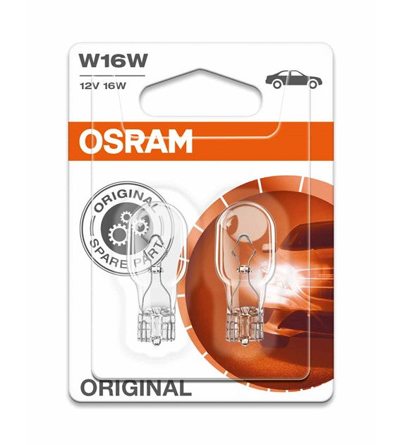 OSRAM Original W16W 12V 16W W2.1x9.5d        COD:3RO921-02B