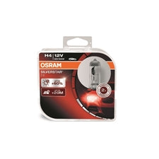 Halogen OSRAM SILVERSTAR H4 12V 60/55W + 60% DUO &        COD:3ROSVS4-DUO