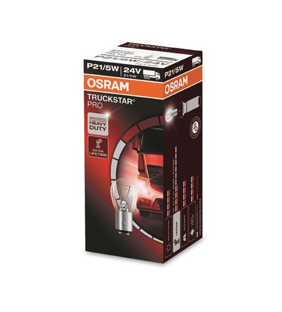 OSRAM TRUCKSTAR PRO NextGen +120% BAY15d 24V 21/5W    COD:3RO7537TSP