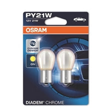 Osram DIADEM® CHROME NextGen PY21W BAU15s 12V 21W 02B  COD:3RO7507DC-02B