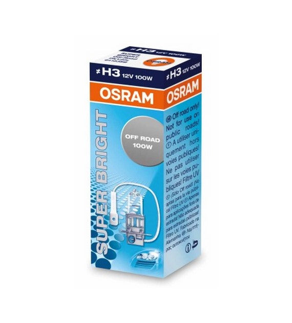 Halogen OSRAM SUPER BRIGHT H3 PKX22s 12V 100W COD:3RO64153SB