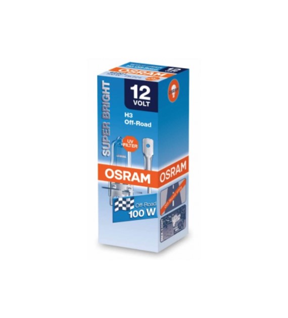 Halogen OSRAM SUPER BRIGHT PREMIUM H3 PK22s 12V 100W         COD:3RO62201SBP