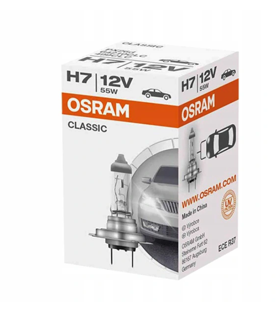 OSRAM BULB 12V - H7 – 55W 64210CLC    COD:3RO64210CLC