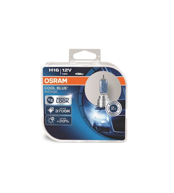 OSRAM COOL BLUE Intense H16 12V 19W DUO     COD:3ROCBIH16-DUO