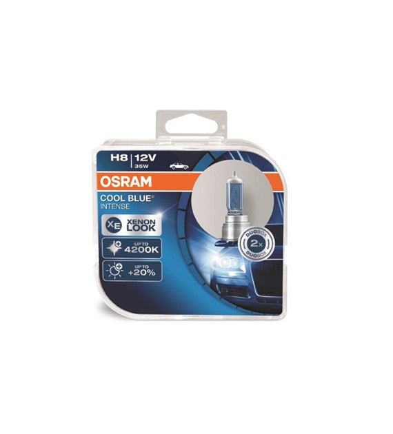 OSRAM COOL BLUE Intense H8 12V DUO &      COD:3ROCBI8-DUO