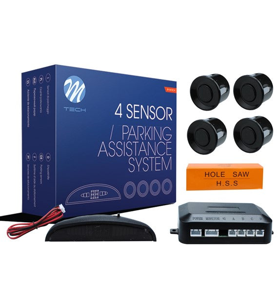 Sensori di parcheggio CP4 digital display nero           COD:3RCP4B