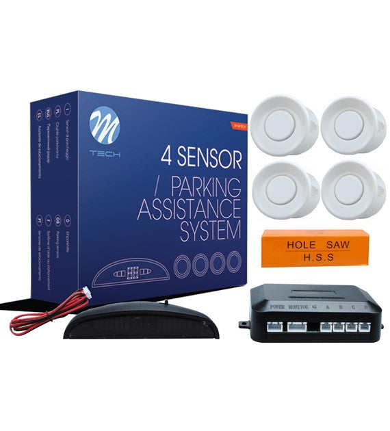 Sensori di parcheggio CP4 digital display bianco           COD:3RCP4W