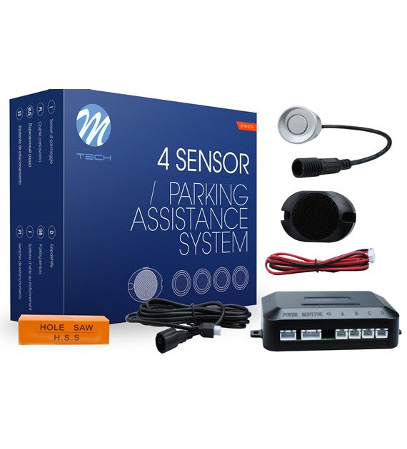 Sensori di parcheggio CP6 connettori buzzer argento             COD:3RCP6S