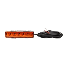 Girofaro LED 12V-24V IP68 ECE SEA / DOT 1 impostazione, giallo, cavo 3m, senza spina       COD:3RWLB11731Y