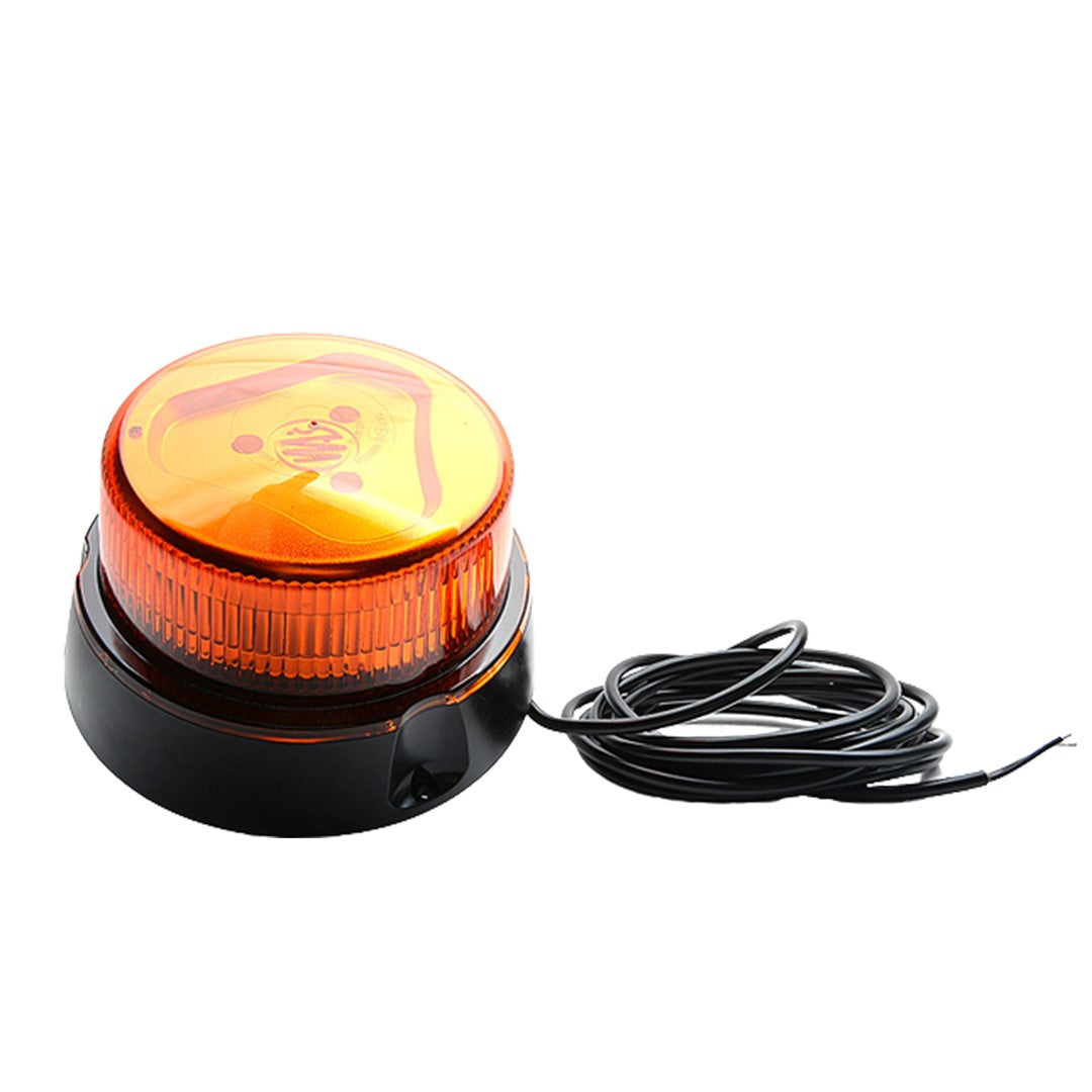 Girofaro LED 10V-32V IP68 ECE SEA / DOT (1 regolazione, giallo, cavo 3 m senza spina)      COD:3RWLB12601Y