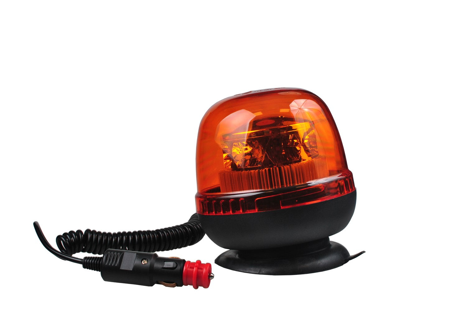 Girofaro LED 12V-24V IP56 ECE (1 impostazione giallo, magnete, cavo a spirale 3m, spina)         COD:3RWLB28514Y