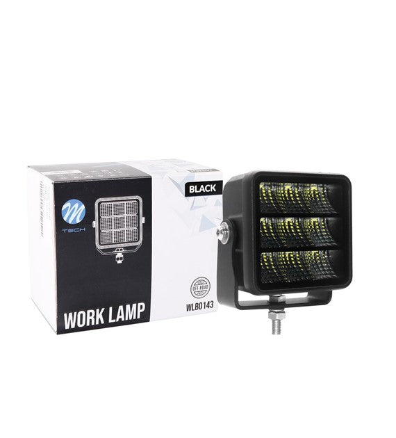 Faro di lavoro – 9 x 5W LED 45W 10-32V, flood, Black Series      COD:3RWLBO143