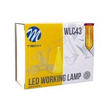 Lampada da lavoro- Square 16x3W LED 48W 10-32V Flood, Performance Series       COD:3RWLC43