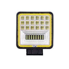 Faro di Lavoro M-TECH ECONO 4" 42xSMD3030 +Halo - Square 42W 10-30V Spot               COD:3RWLE46