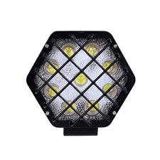 Lampa Robocza M-TECH ECONO WLE52 - 4" 9x3W Hex 27W 12-30V 4D Spot   COD:3RWLE52