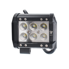 Lampada da lavoro - Light Bar - doppia fila - supporto inferiore, 18W 4" Flood    COD:3RWLO601